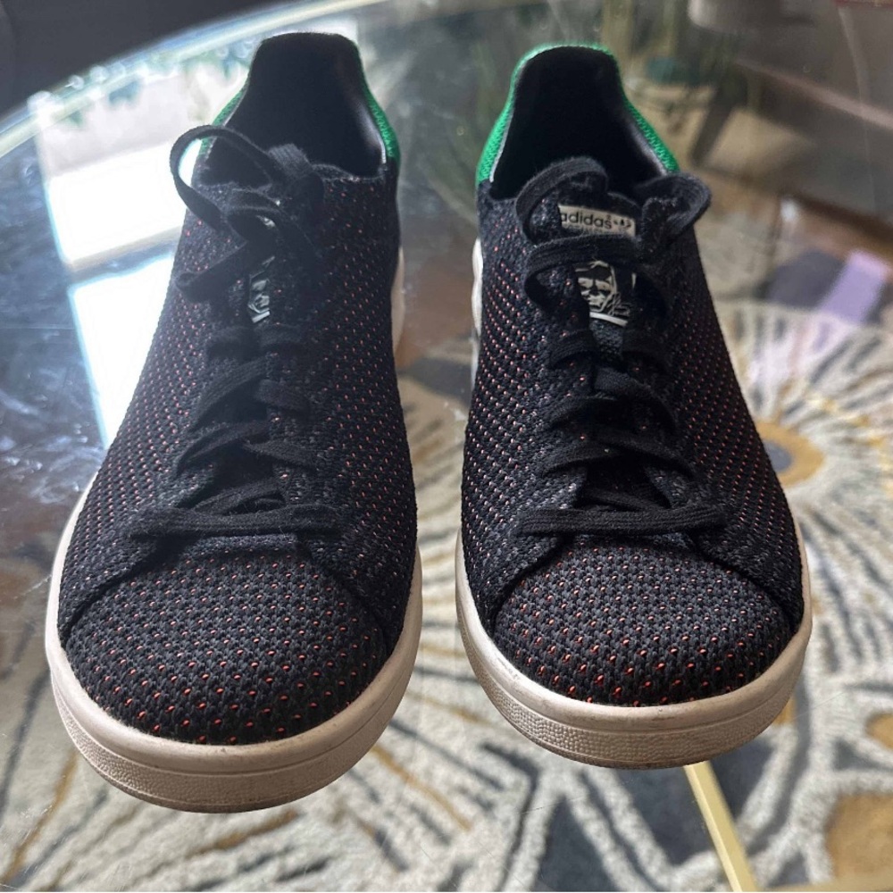 adidas Originals Stan Smith Primeknit Black/Green/Orange, Men’s size 7. Good UC - Picture 4 of 5